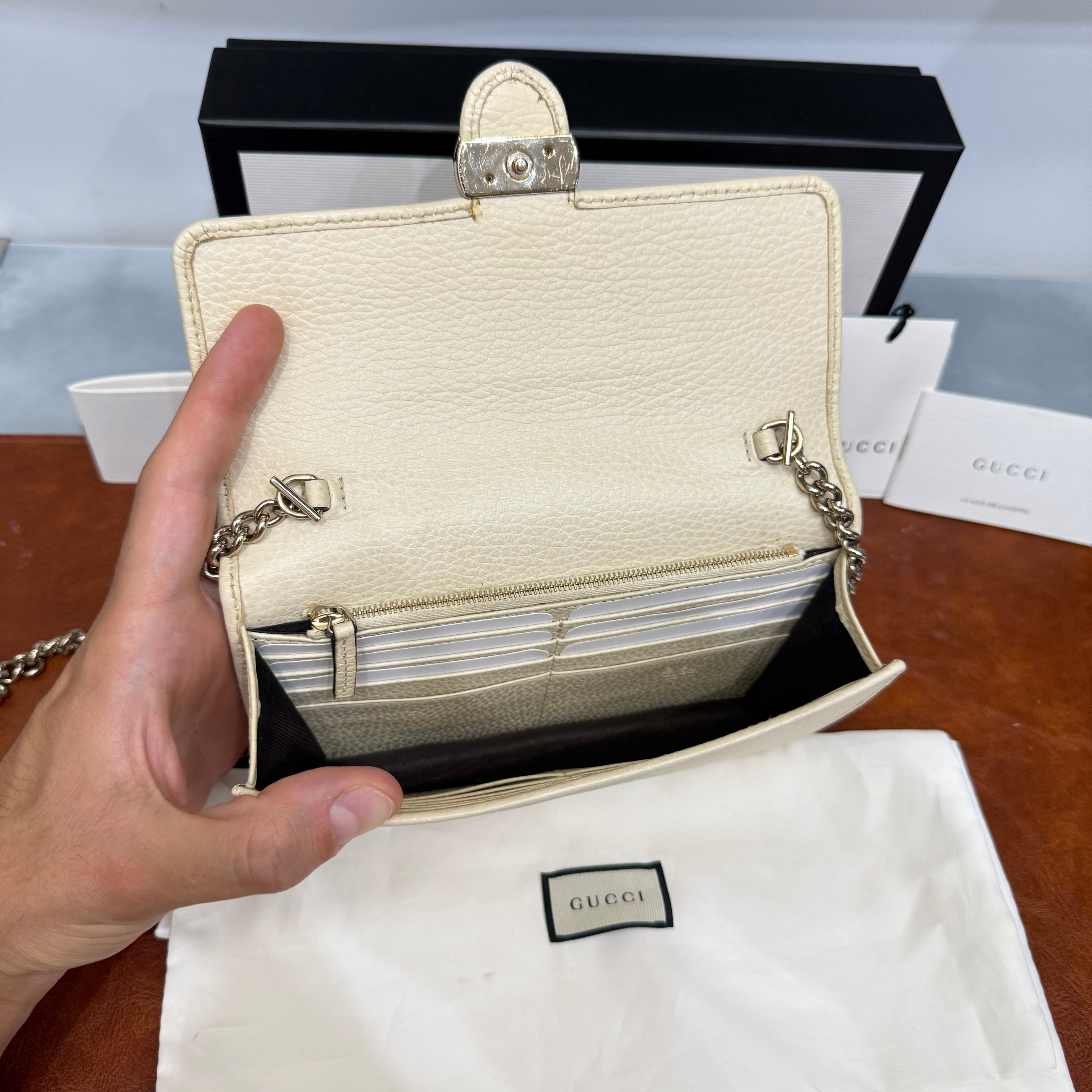 Gucci, Interlocking Buckle, Wallet on Chain