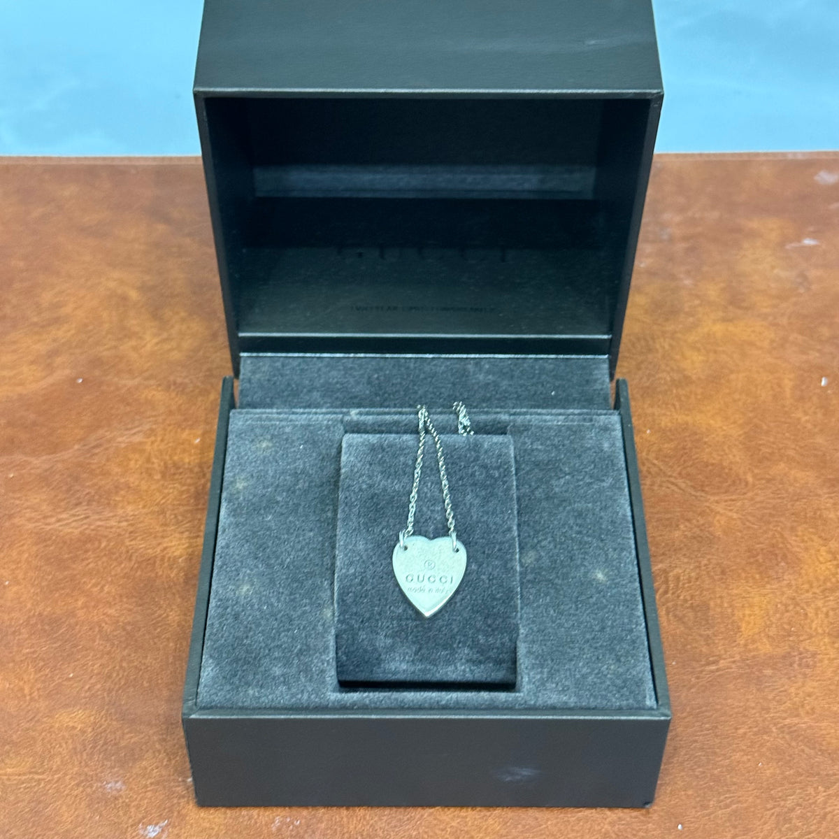 Gucci, collana argento