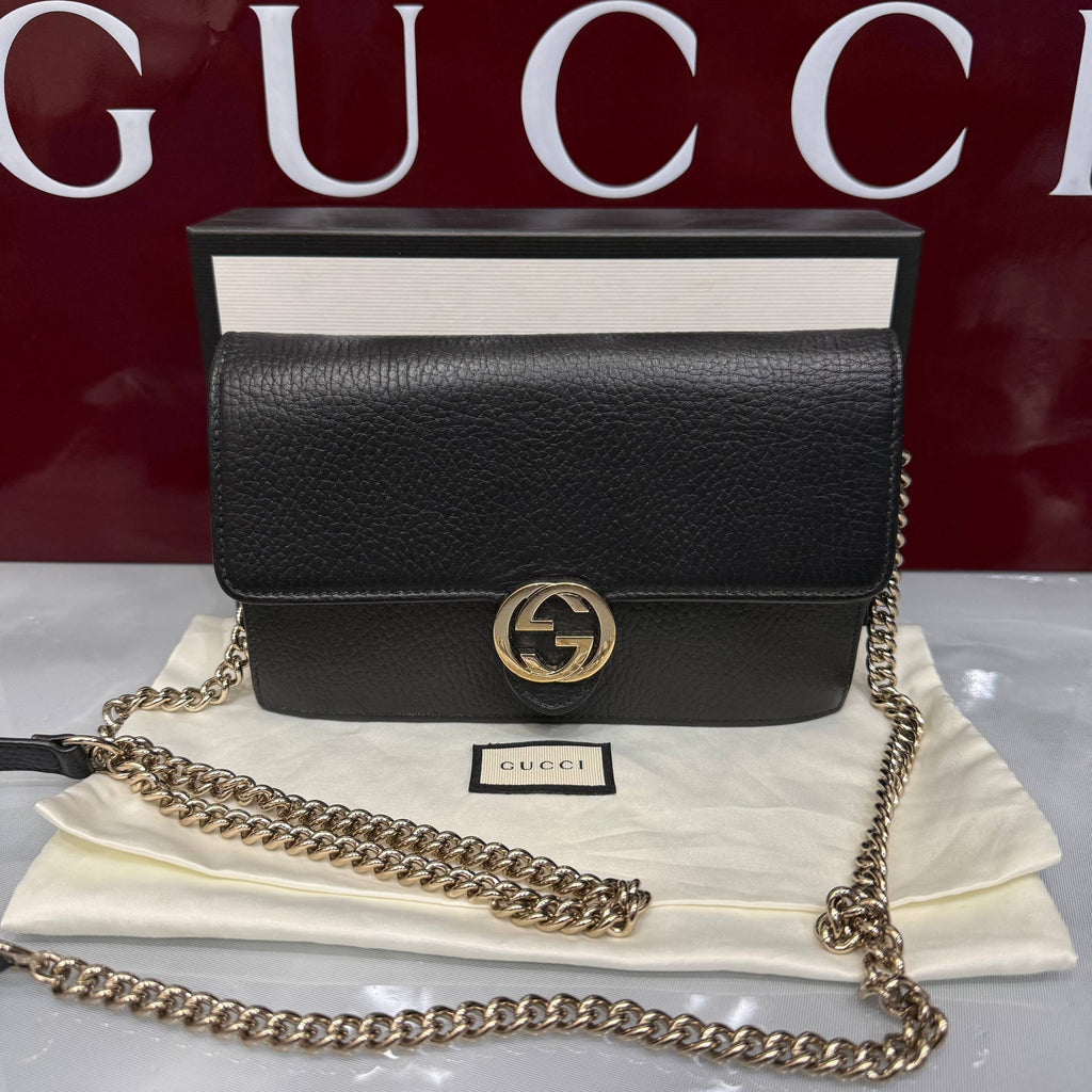 Gucci, Interlocking Buckle, Wallet on Chain