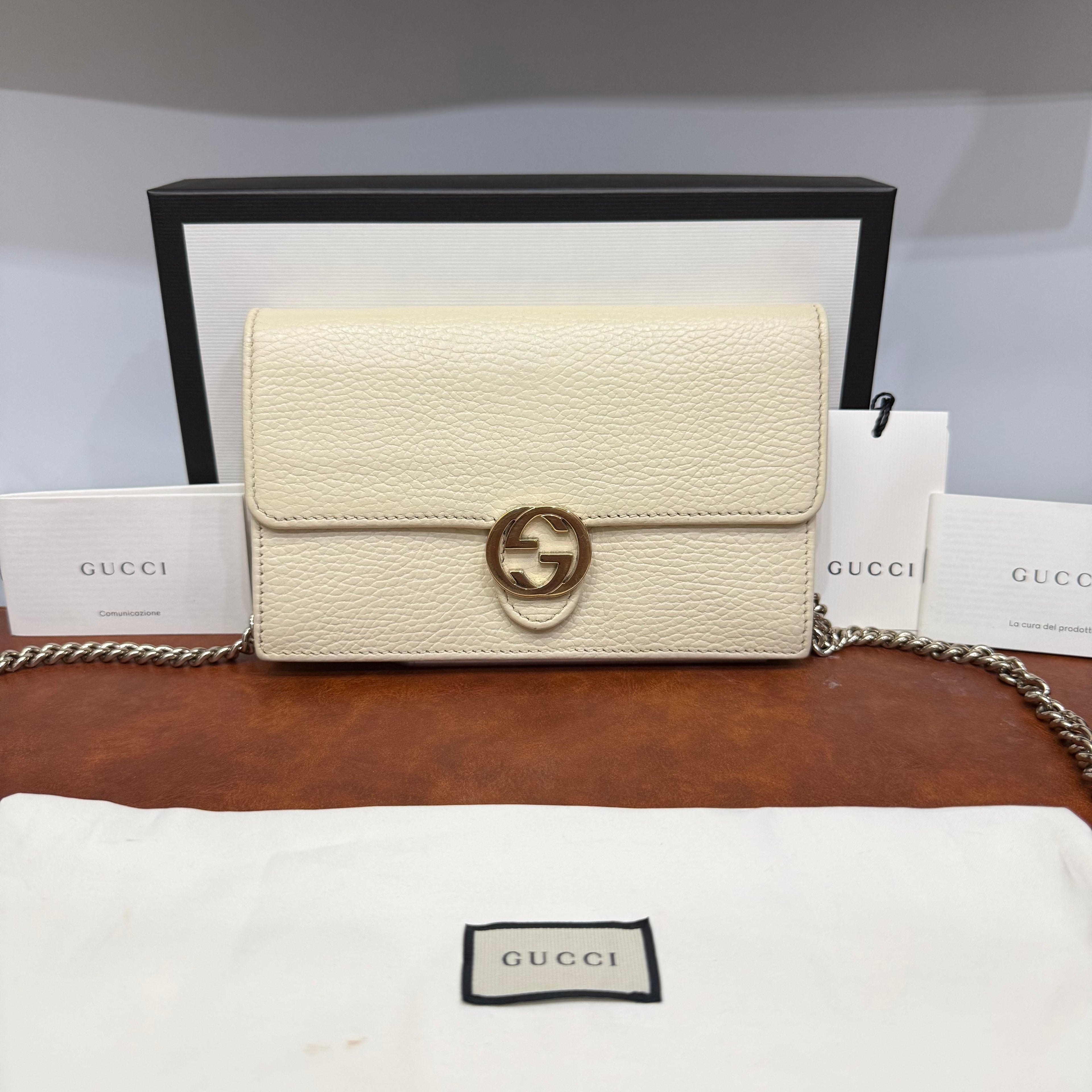 Gucci, Interlocking Buckle, Wallet on Chain
