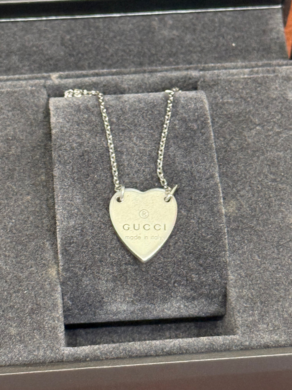 Gucci, collana argento