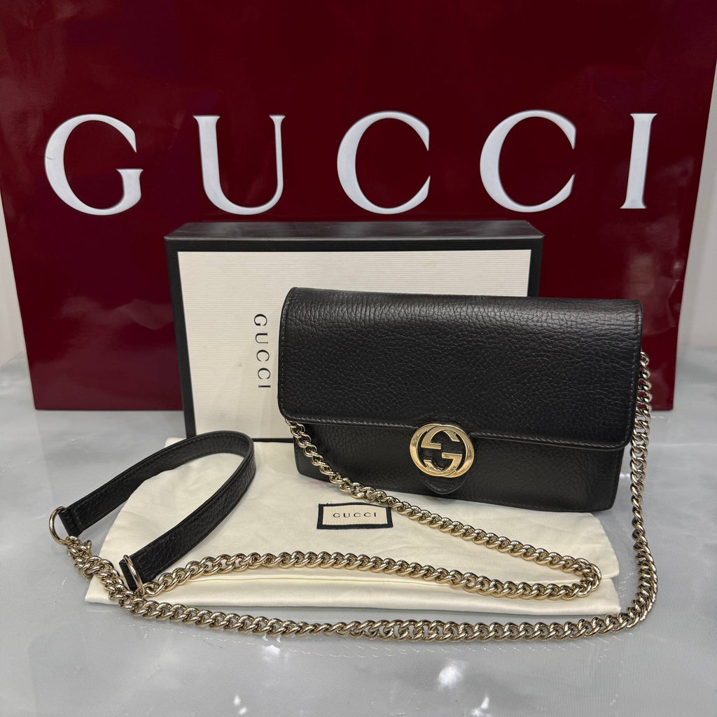 Gucci, Interlocking Buckle, Wallet on Chain